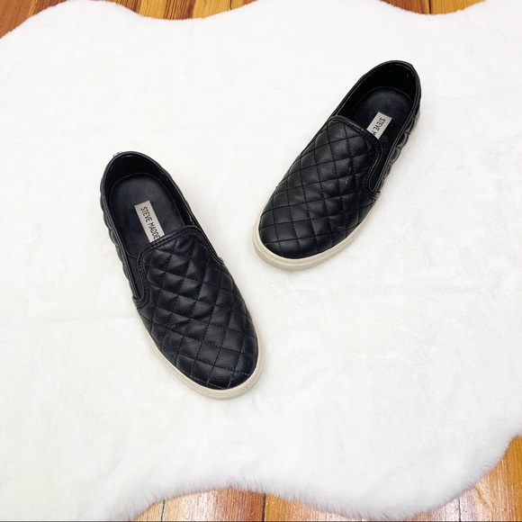 steve madden quilted slip on
